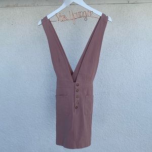 Pink Overall Dress